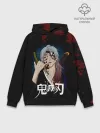 Худи мужской база хлопок / Кокушибо | Клинок, рассекающий демонов