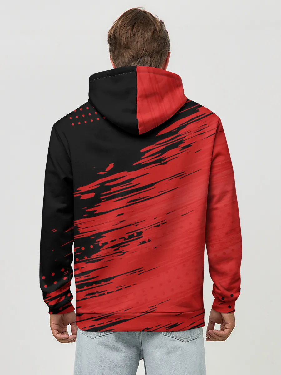 Худи мужской база хлопок / UROKODAKI-SAN Kimetsu no Yaiba