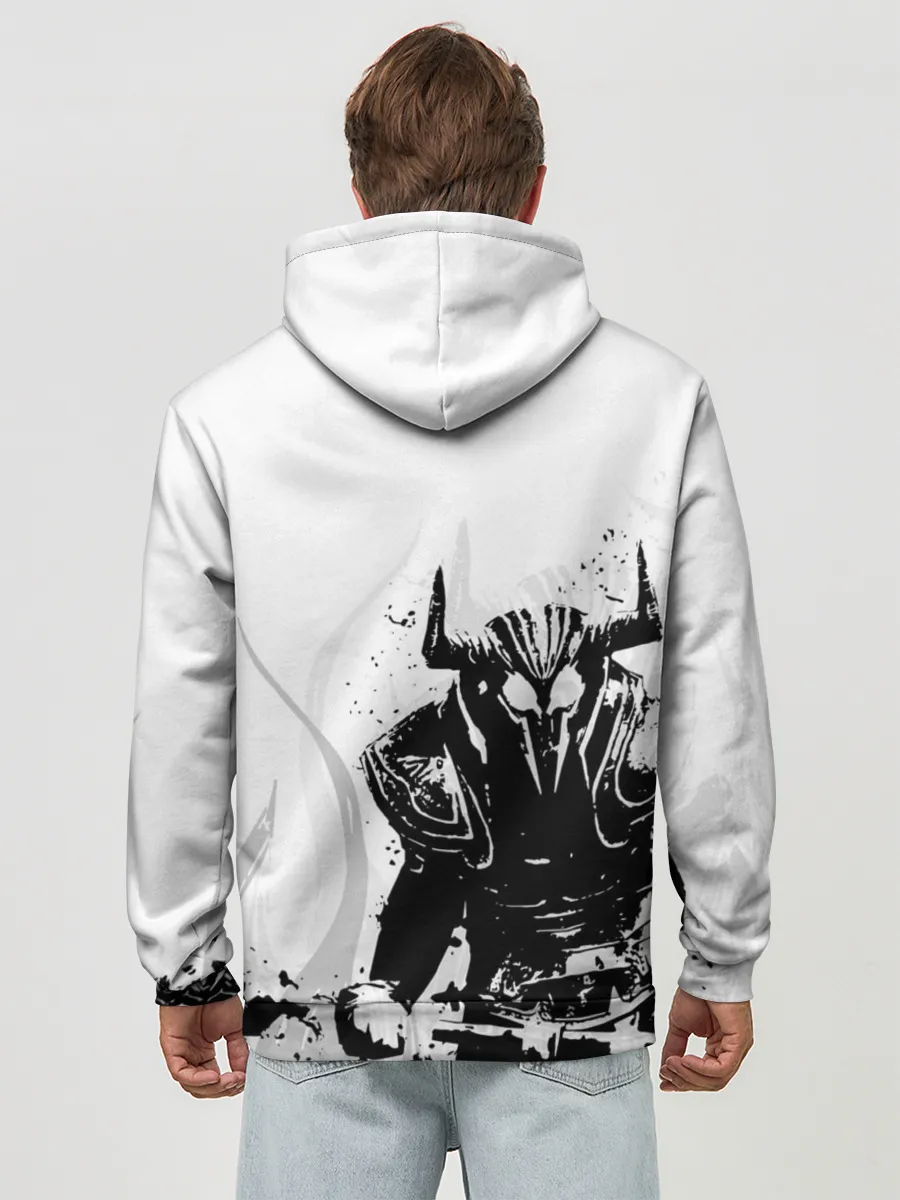 Худи мужской база хлопок / PATCH OF EXILE WARRIOR