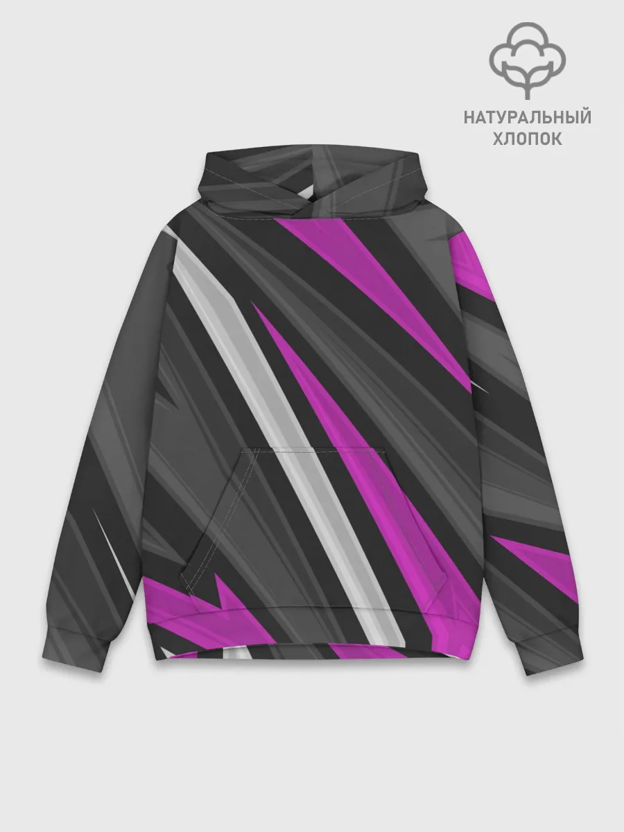 Худи мужской база хлопок / Спортивные линии