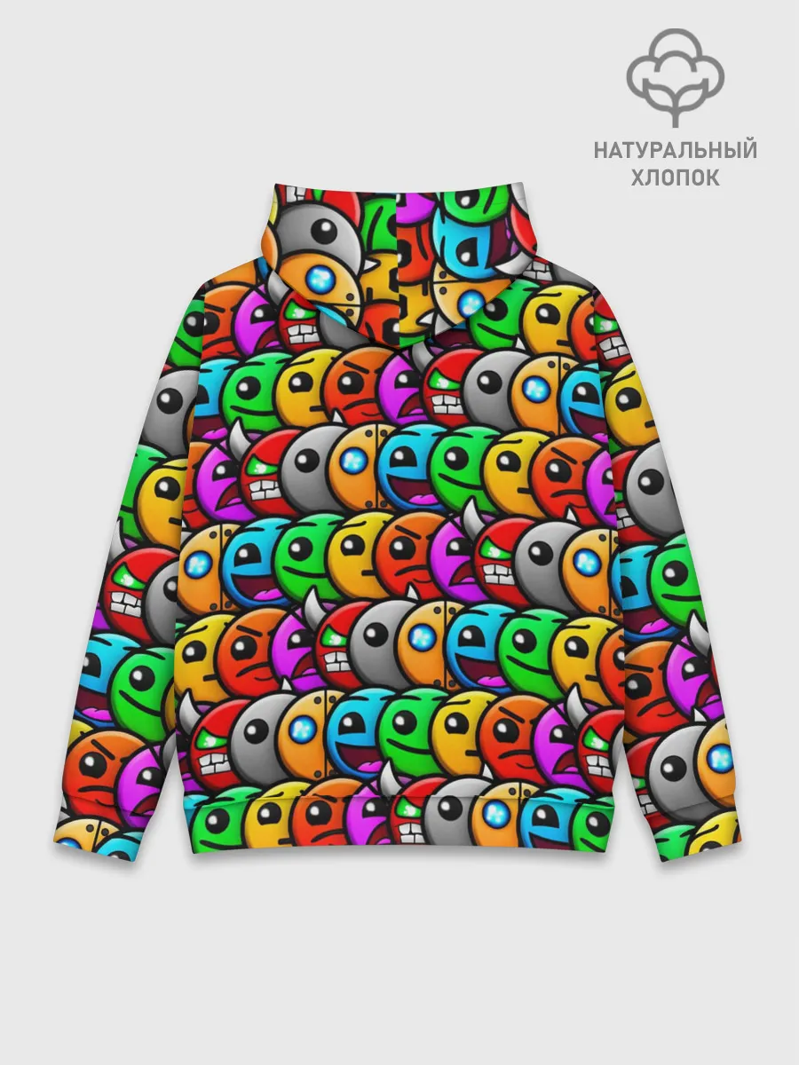 Худи мужской база хлопок / GEOMETRY DASH