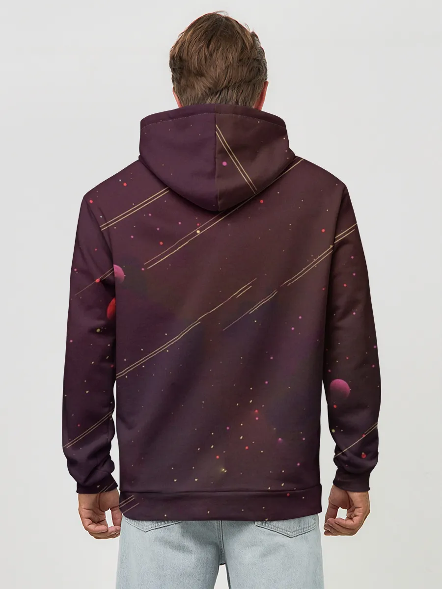 Худи мужской база хлопок / Космос