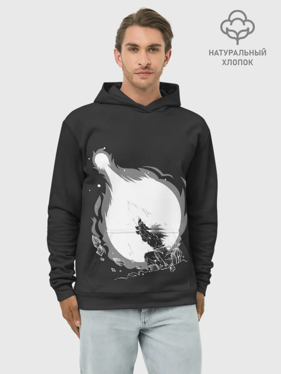 Худи мужской база хлопок / Сон Гоку
