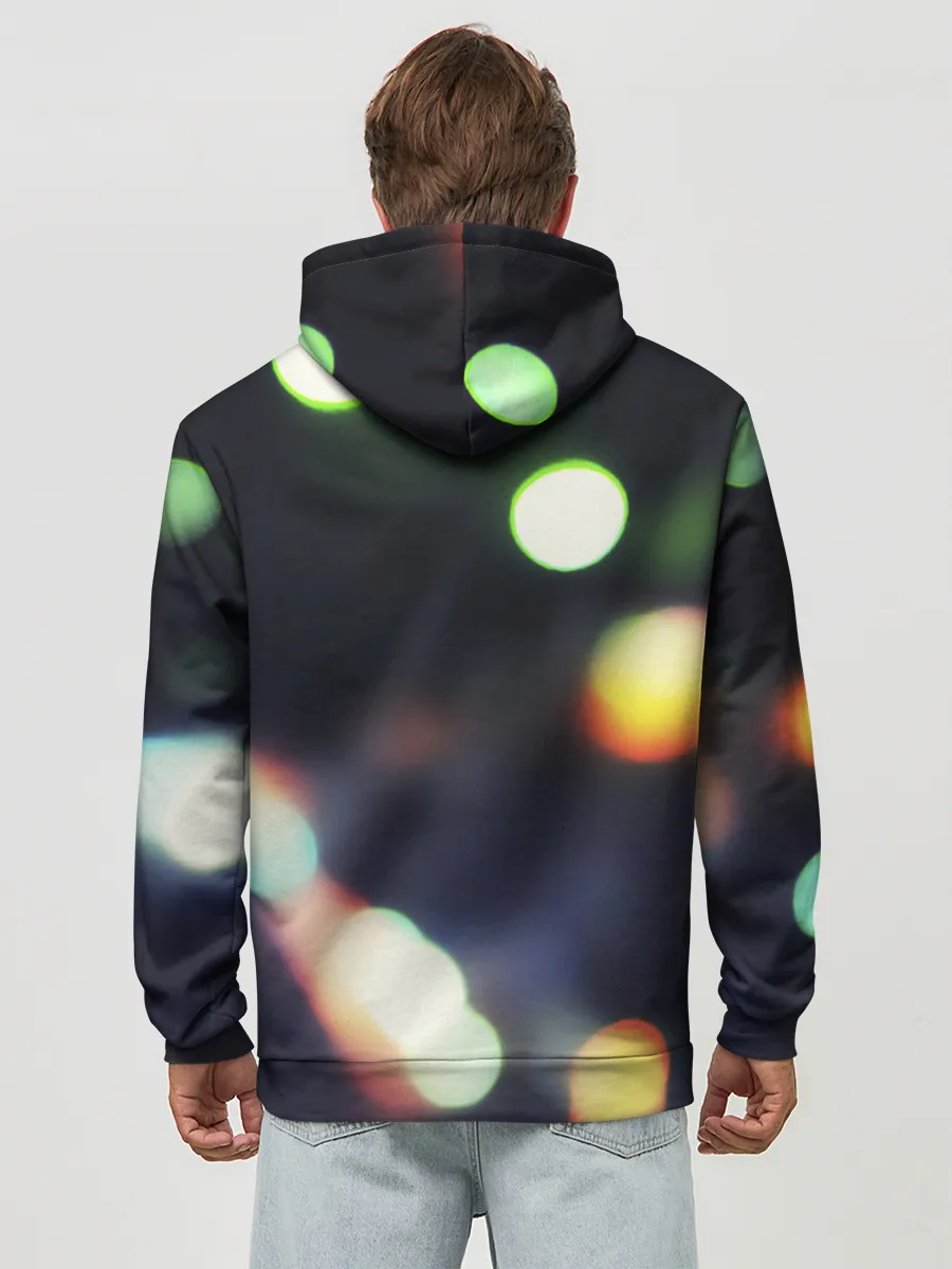 Худи мужской база хлопок / NIGHT | НОЧЬ