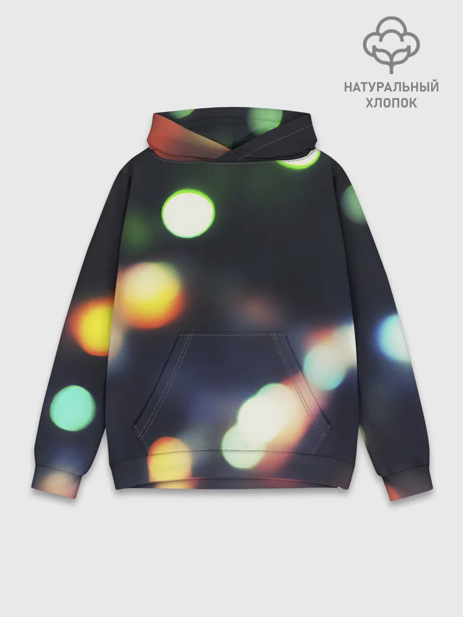 Худи мужской база хлопок / NIGHT | НОЧЬ