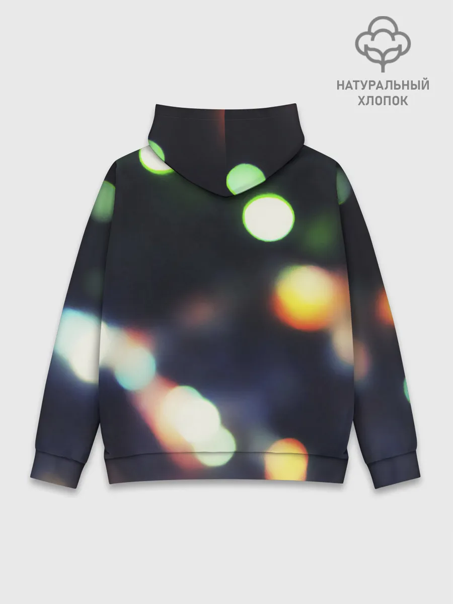 Худи мужской база хлопок / NIGHT | НОЧЬ