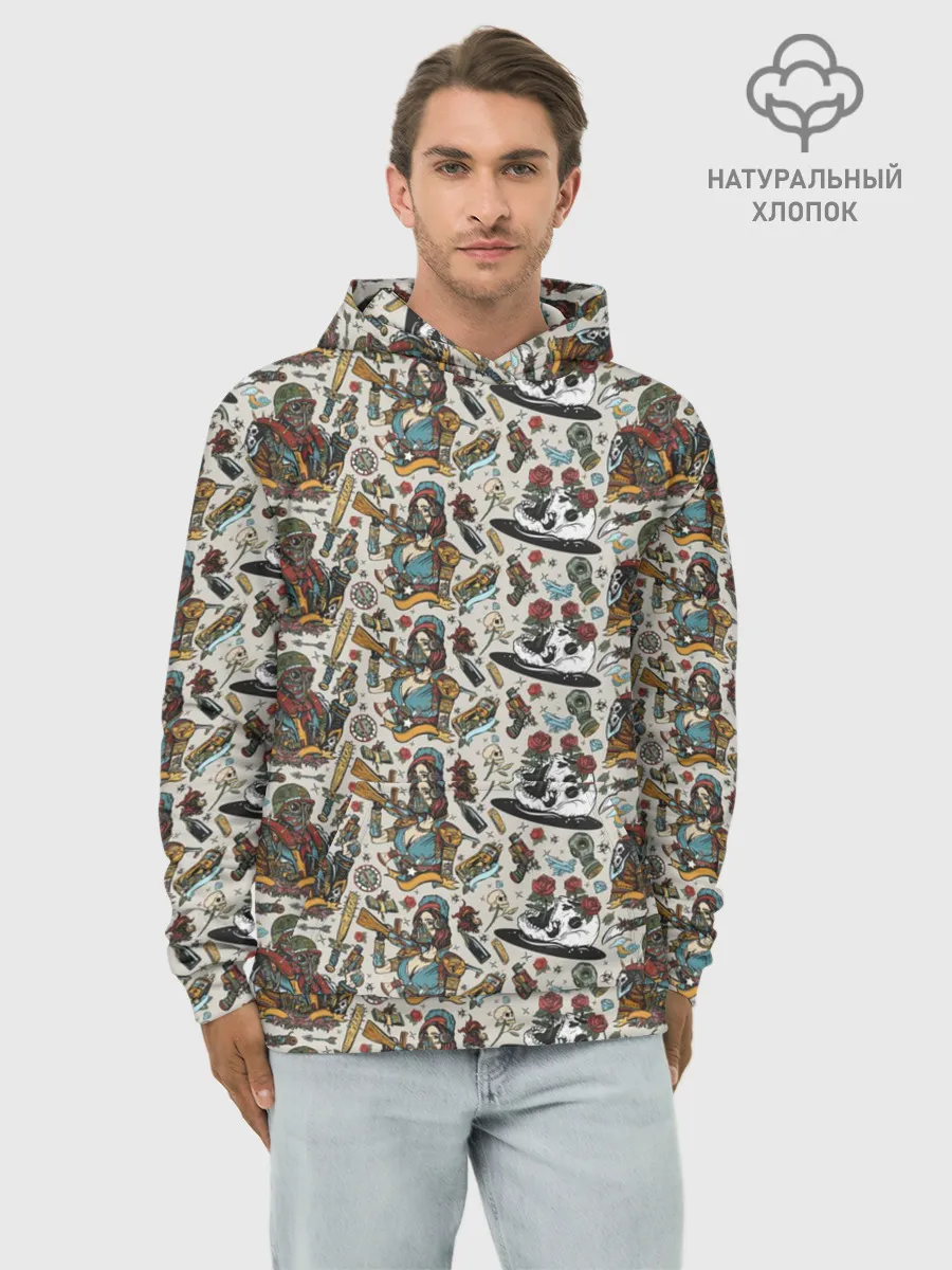 Худи мужской база хлопок / апокалипсис / конец света