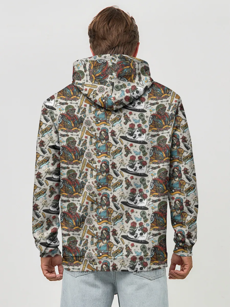 Худи мужской база хлопок / апокалипсис / конец света