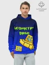 Худи мужской база хлопок / GEOMETRY DASH / ГЕОМЕТРИ ДАШ