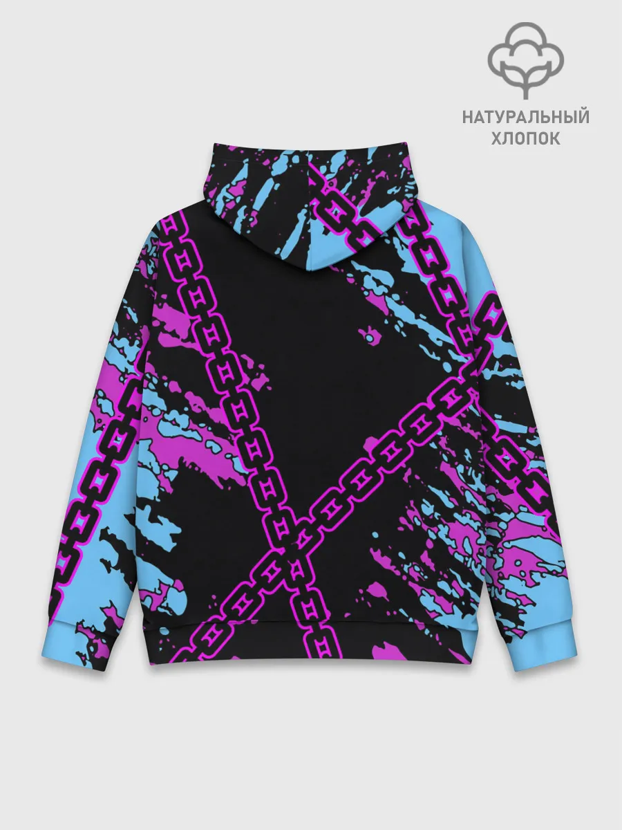 Худи мужской база хлопок / Geometry Dash