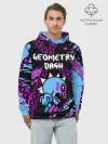 Худи мужской база хлопок / Geometry Dash