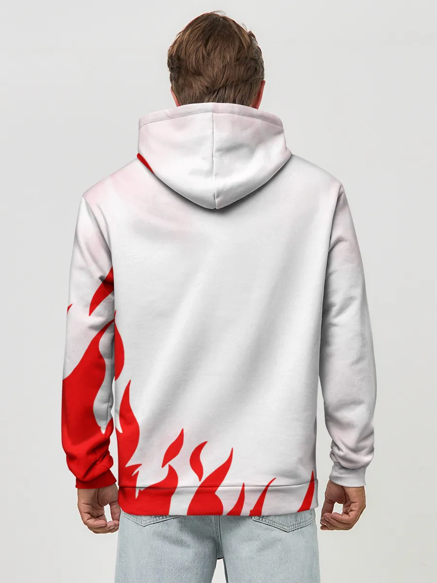 Худи мужской база хлопок / Танджиро и Незуко в огне