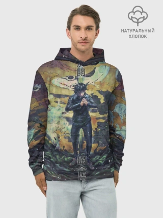 Худи мужской база хлопок / Anime art