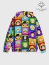 Худи мужской база хлопок / ONE PIECE / ВАН ПИС / ГЕРОИ