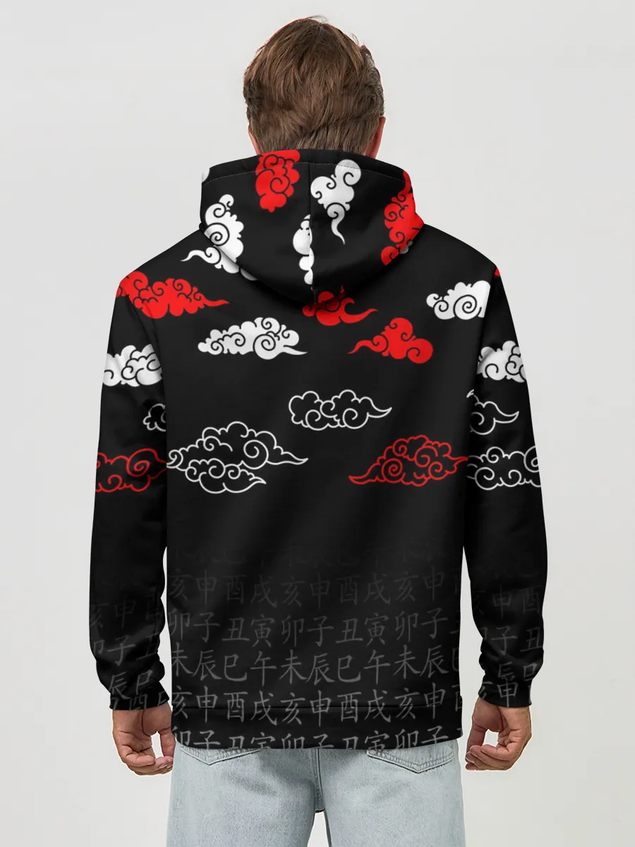 Худи мужской база хлопок / СОН ДЖИН ВУ / SOLO LEVELING