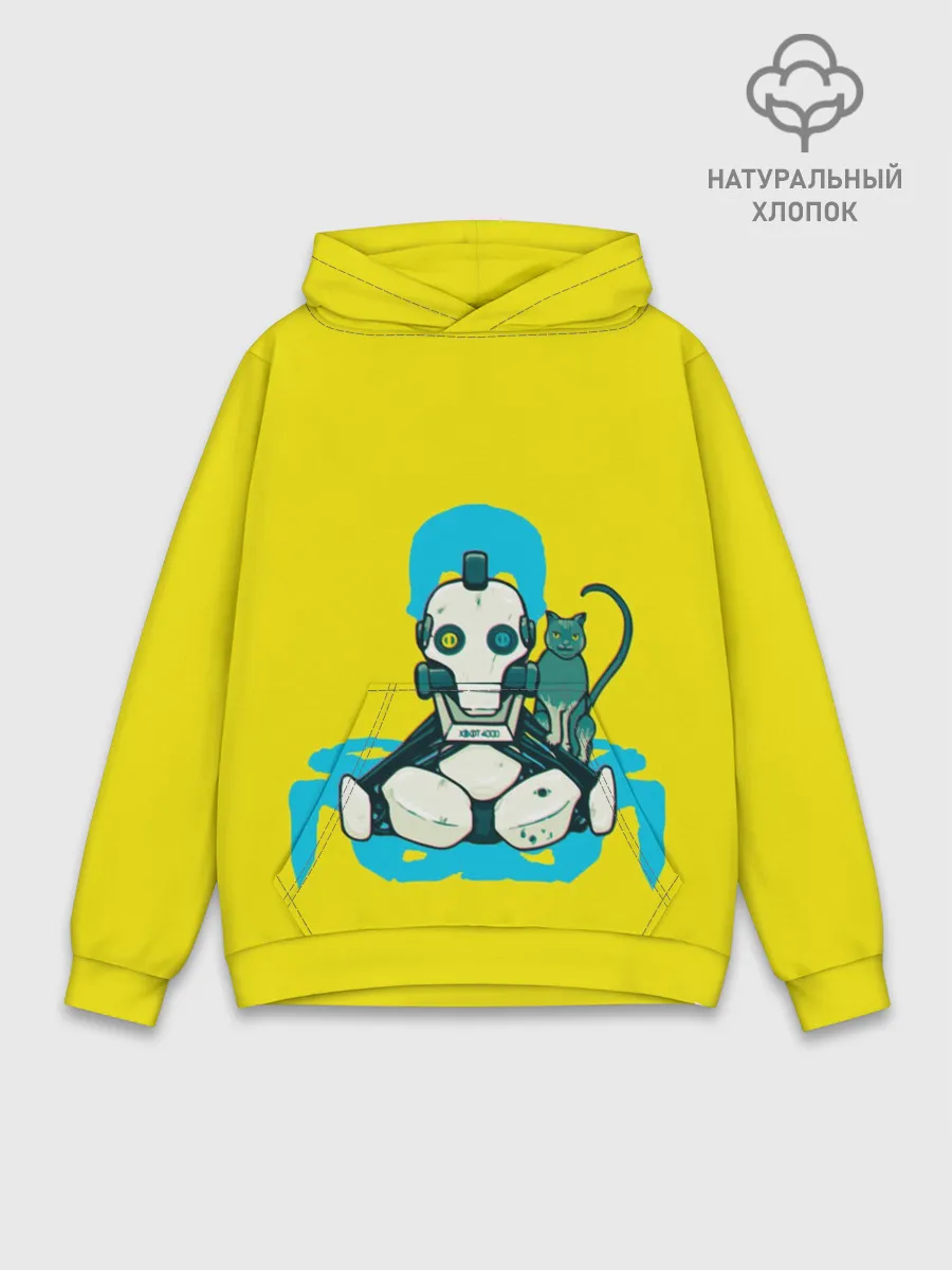 Худи мужской база хлопок / Любовь, смерть и роботы