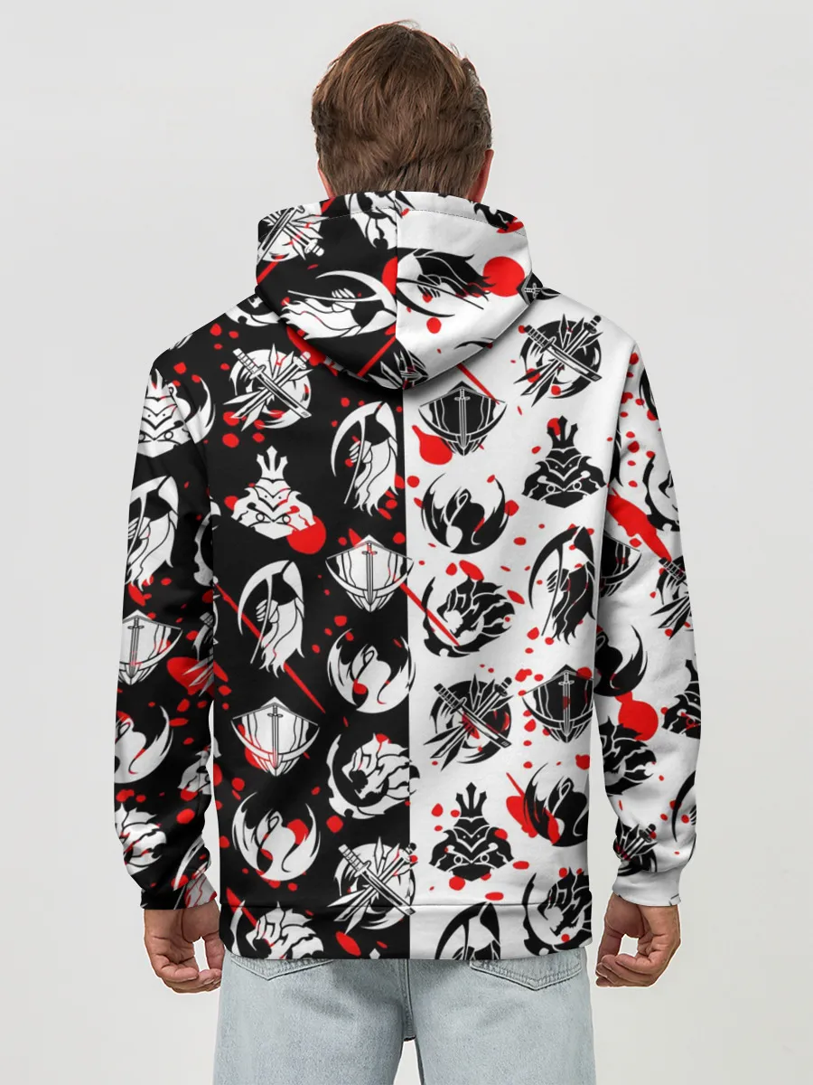 Худи мужской база хлопок / SOLO LEVELING / ГИЛЬДИИ