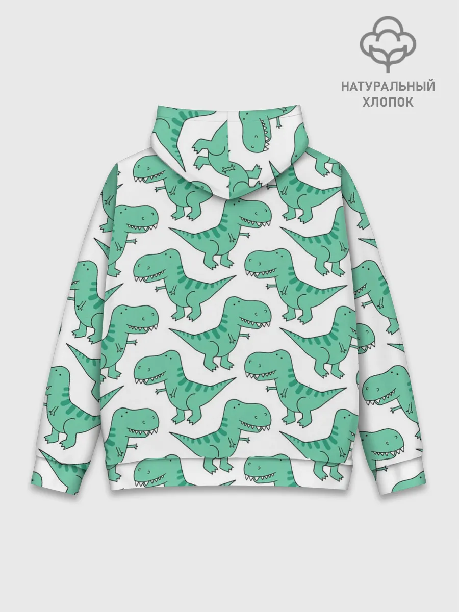 Худи мужской база хлопок / Динозавры