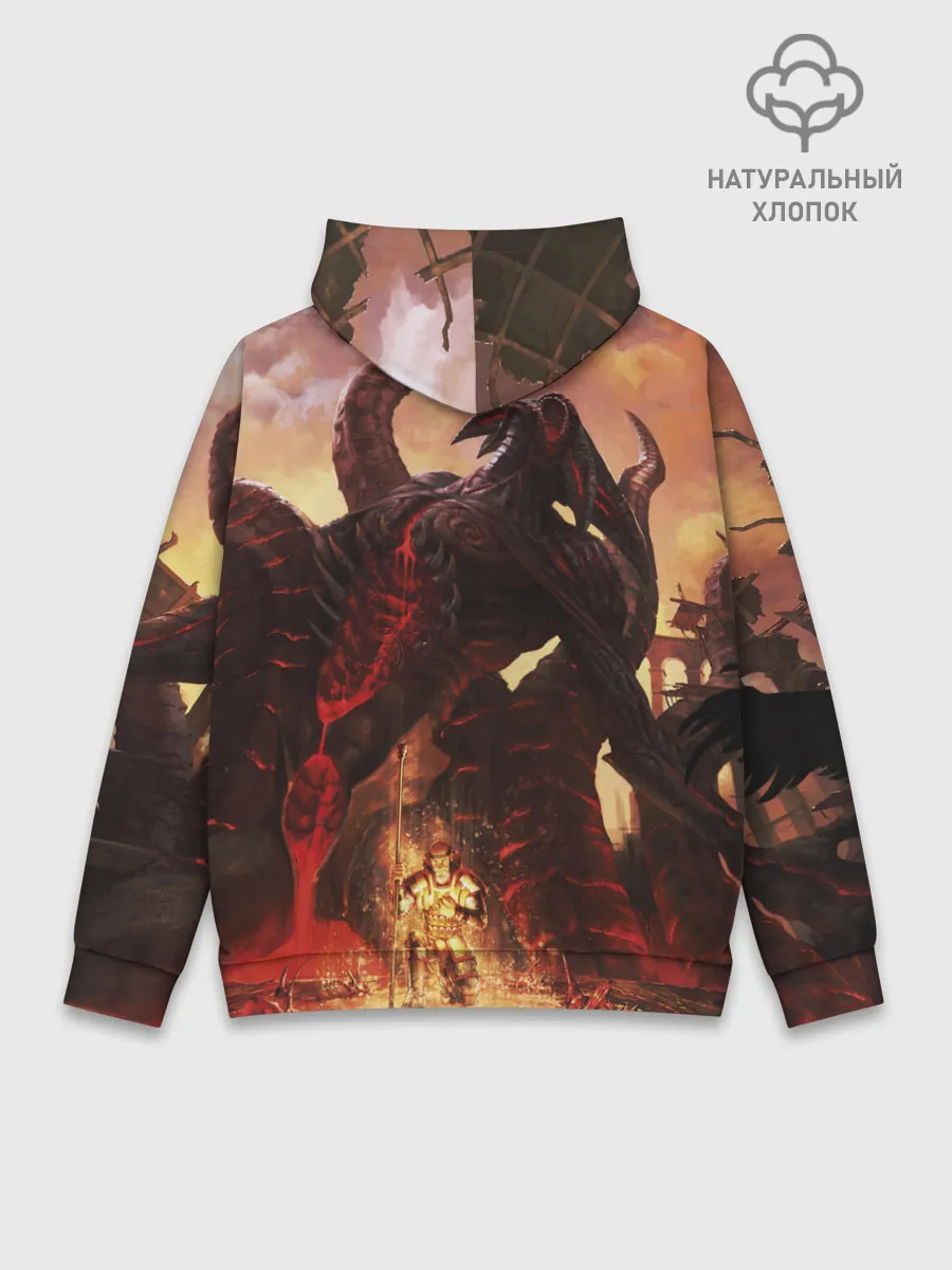 Худи мужской база хлопок / Path of Exile
