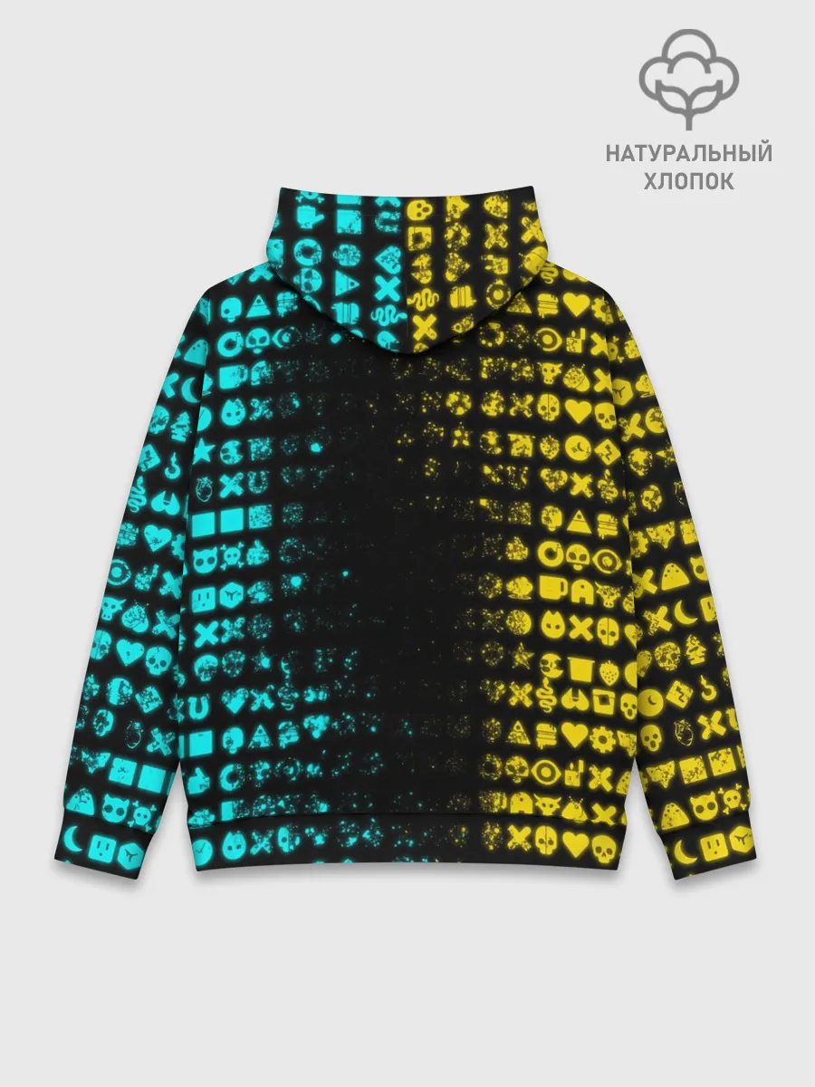 Худи мужской база хлопок / ЛЮБОВЬ СМЕРТЬ И РОБОТЫ