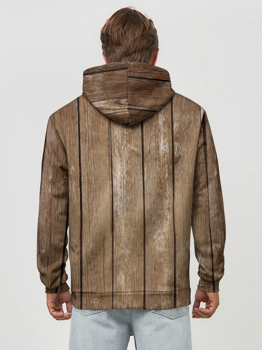 Худи мужской база хлопок / Texture. Wood