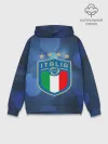Худи мужской база хлопок / Сборная Италии