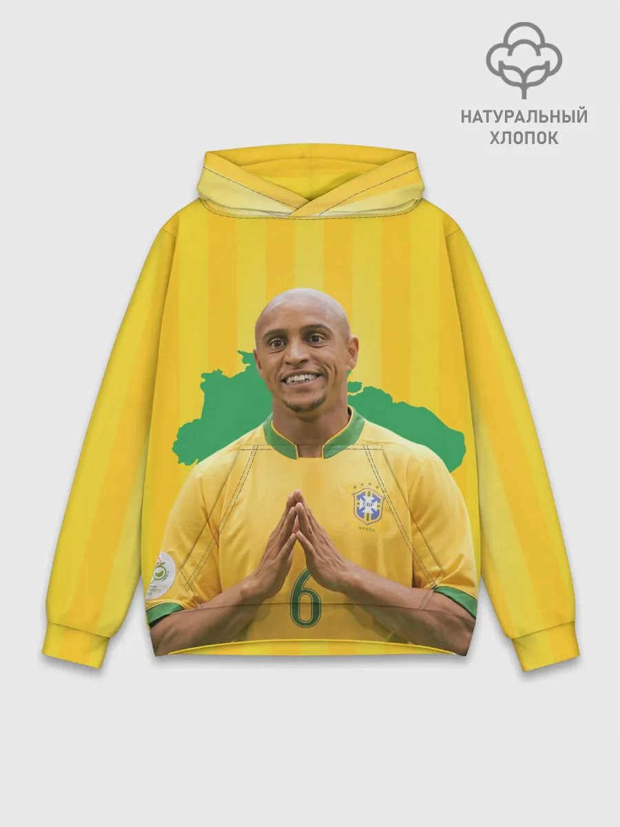 Худи мужской база хлопок / Роберто Карлос | Бразилия