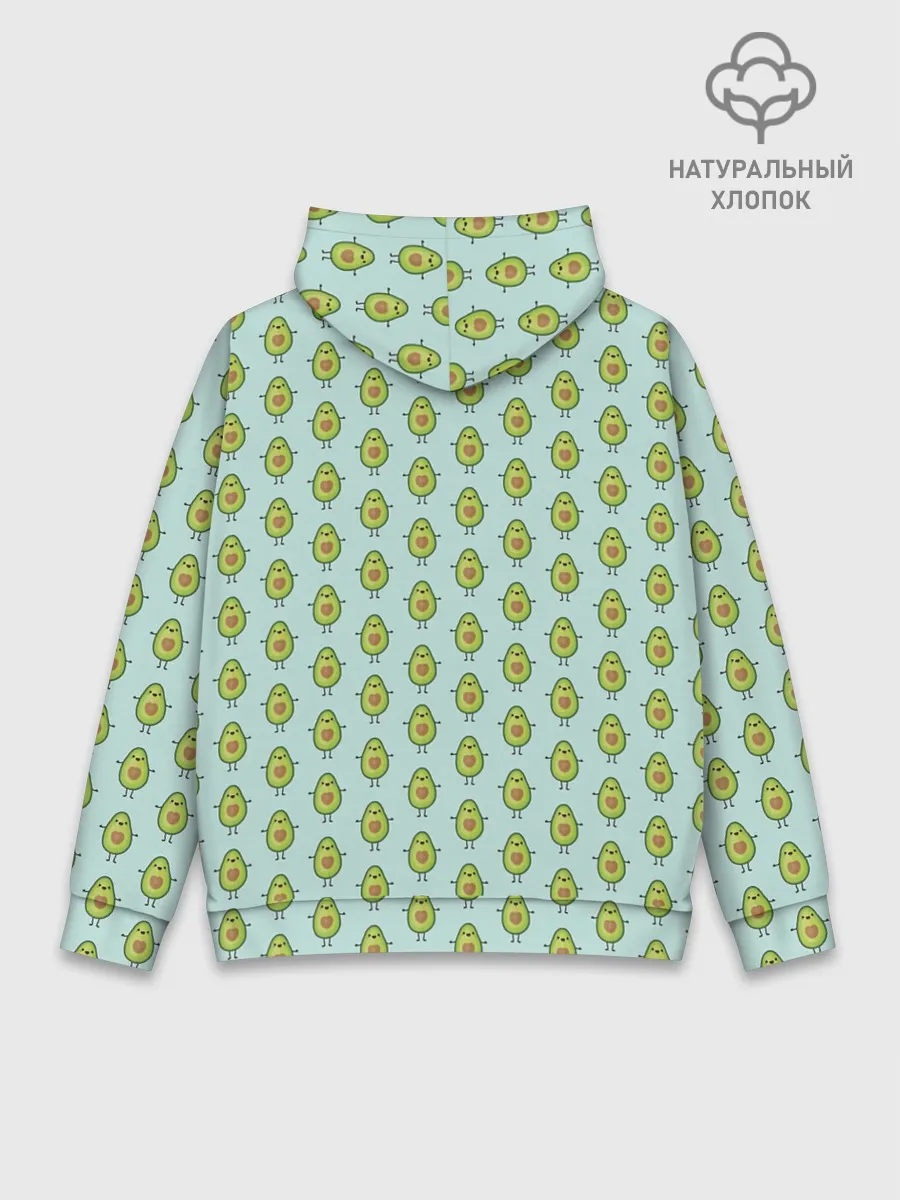 Худи мужской база хлопок / Авокадики