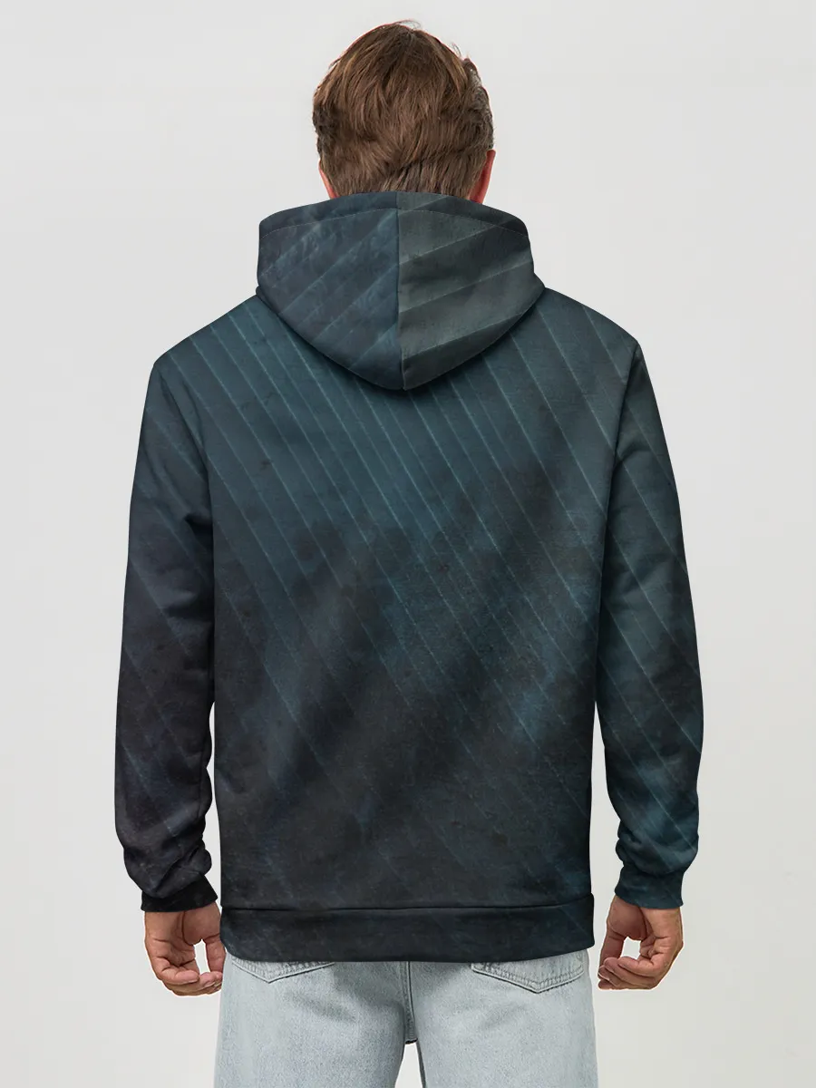 Худи мужской база хлопок / Dark Texture