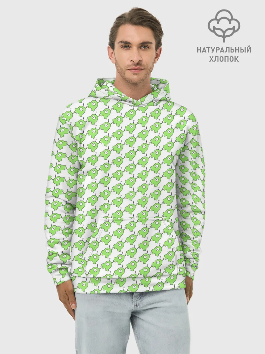 Худи мужской база хлопок / Мозговые слизни