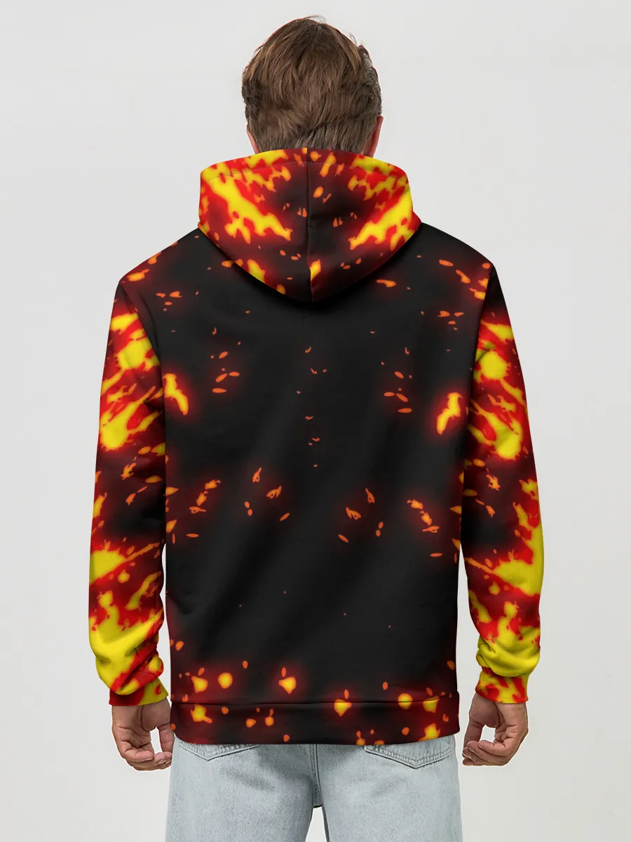 Худи мужской база хлопок / BITCOIN / БИТКОИН / ОГОНЬ