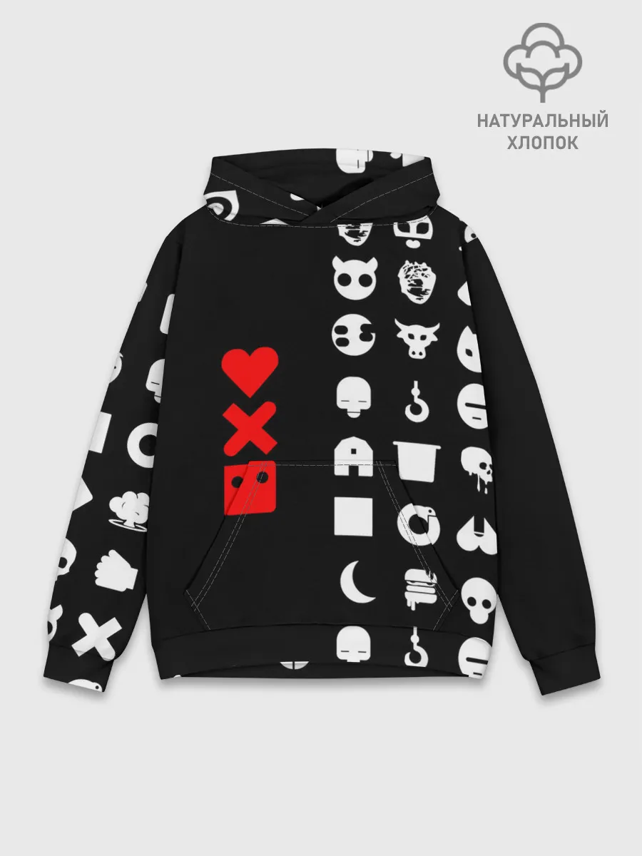 Худи мужской база хлопок / Любовь, смерть и роботы