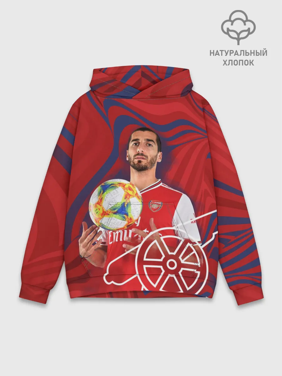 Худи мужской база хлопок / Henrikh Mkhitaryan | Arsenal