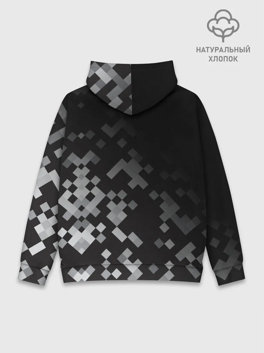 Худи мужской база хлопок / LAND ROVER ГОРОДСКОЙ КАМУФЛЯЖ