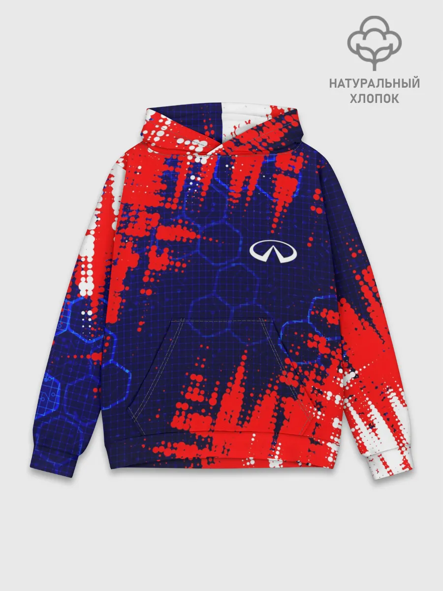 Худи мужской база хлопок / INFINITI - HI TECH ТЕХНОЛОГИИ