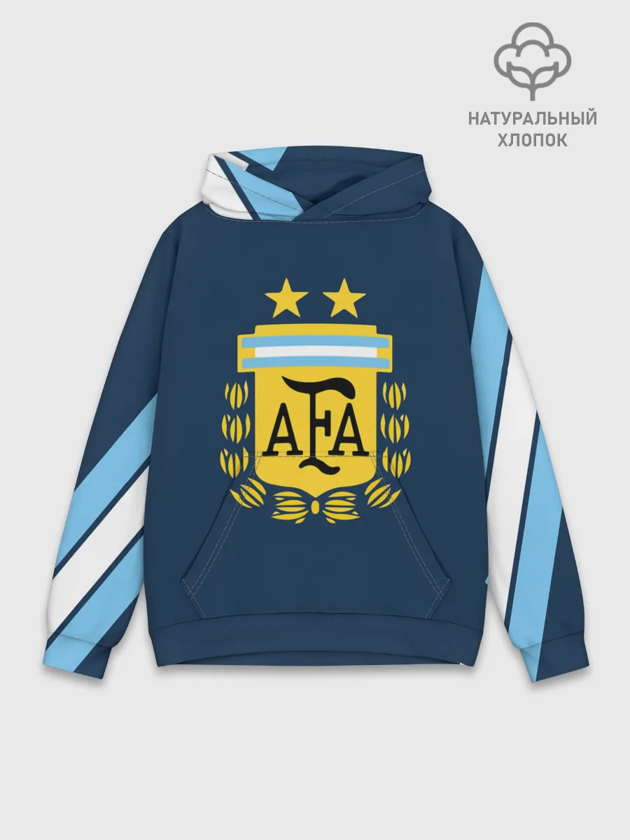 Худи мужской база хлопок / Сборная Аргентины