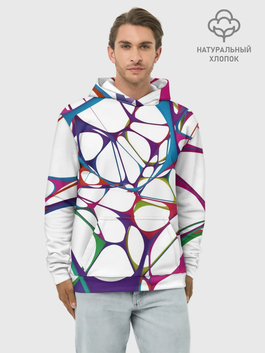 Худи мужской база хлопок / Нейроны