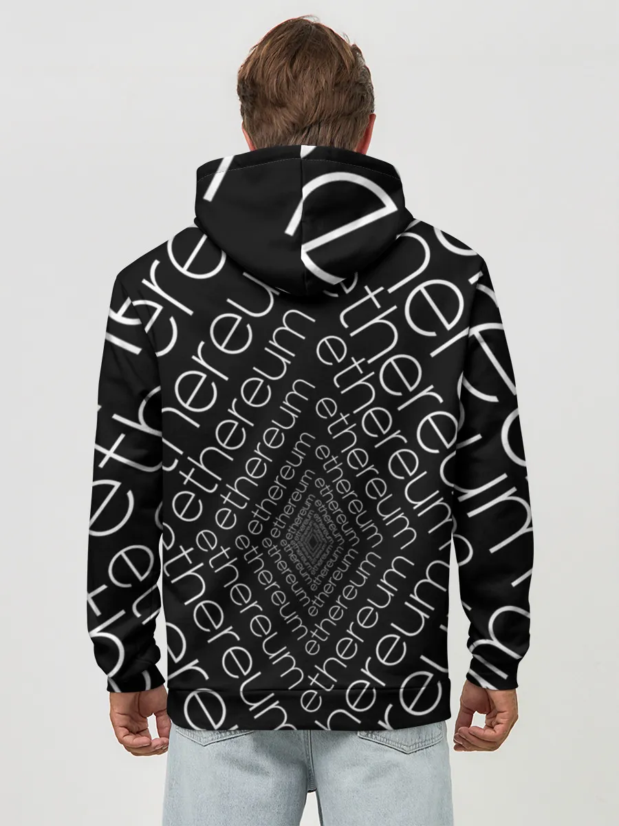 Худи мужской база хлопок / ETHEREUM / ЭФИРИУМ / ЭФИР