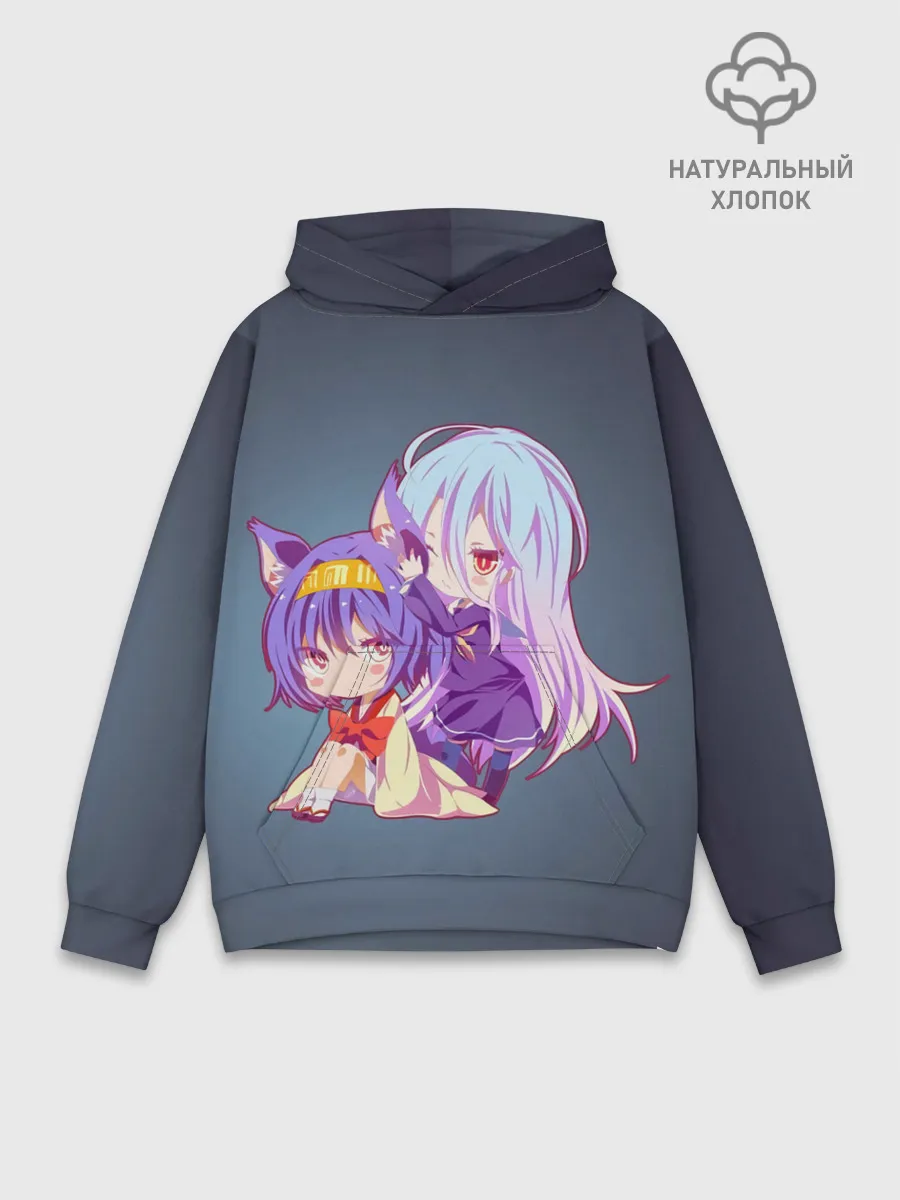 Худи мужской база хлопок / Изуна и Широ