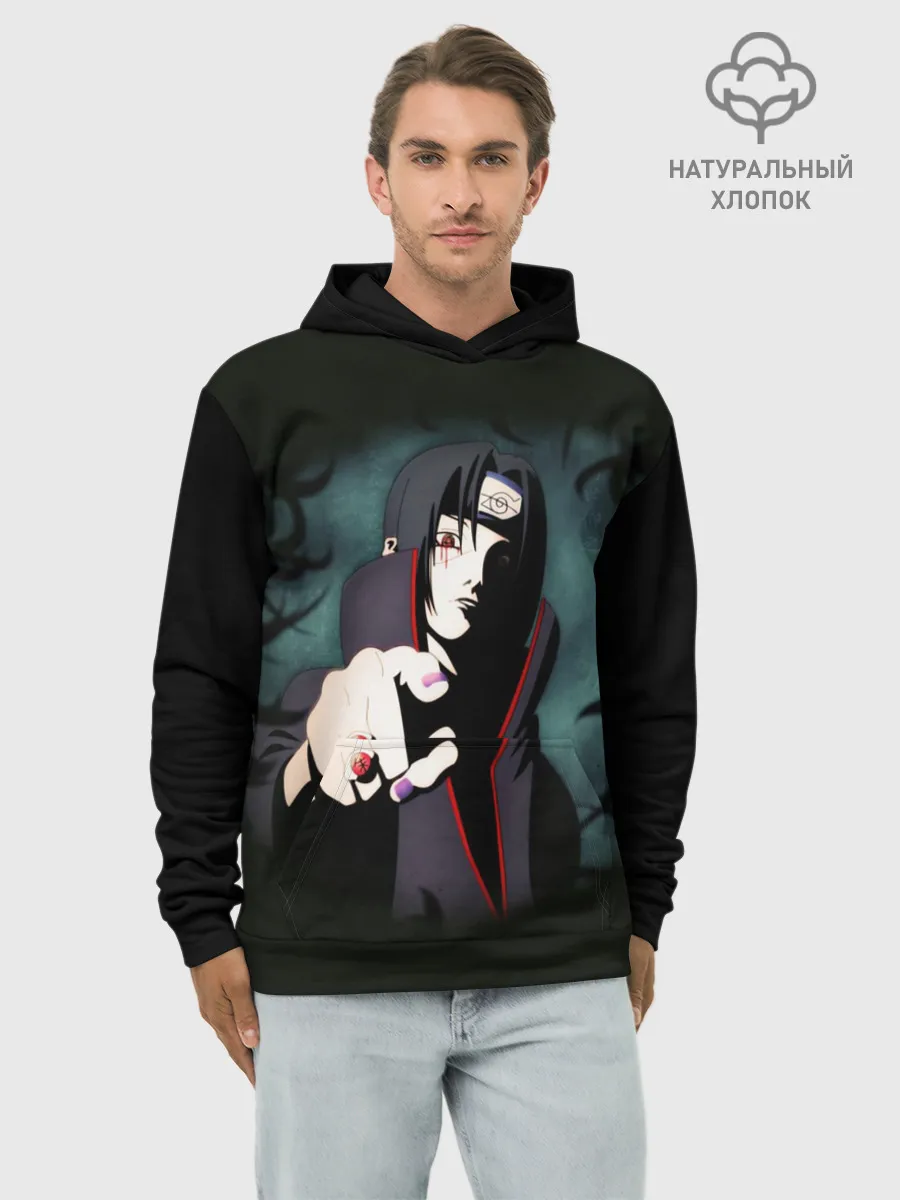 Худи мужской база хлопок / Итачи Аниме | Anime Itachi