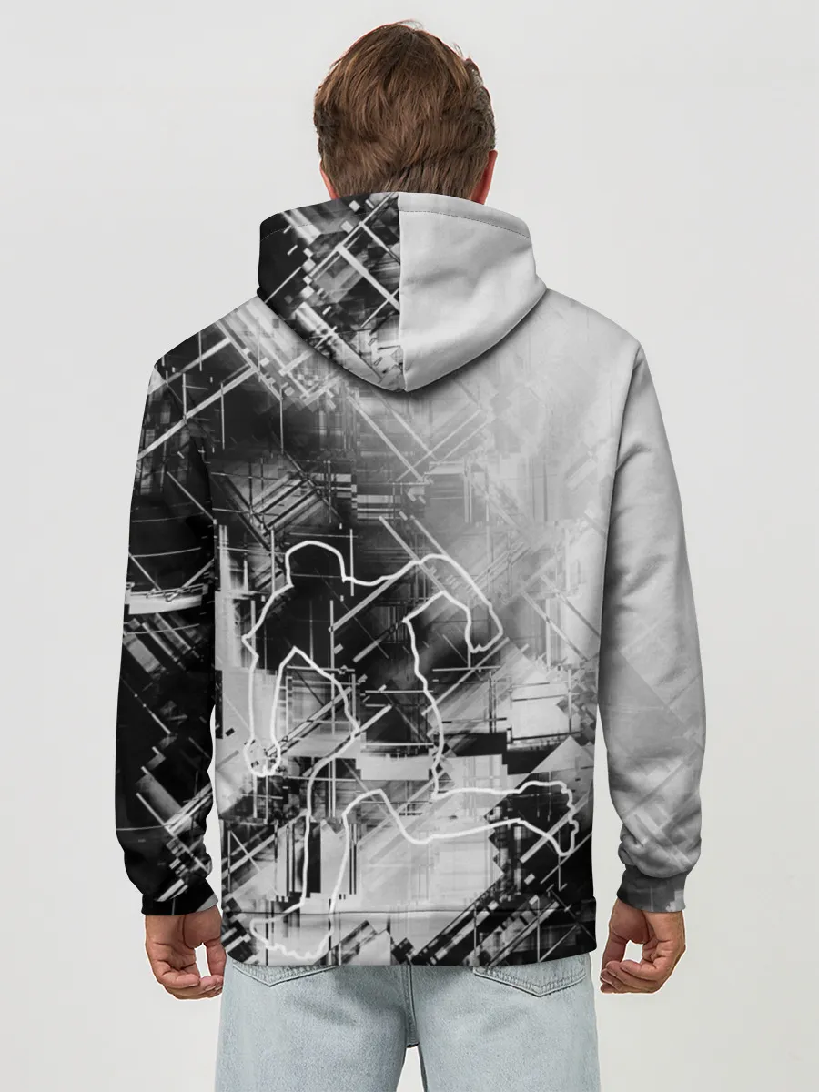 Худи мужской база хлопок / Прыжок