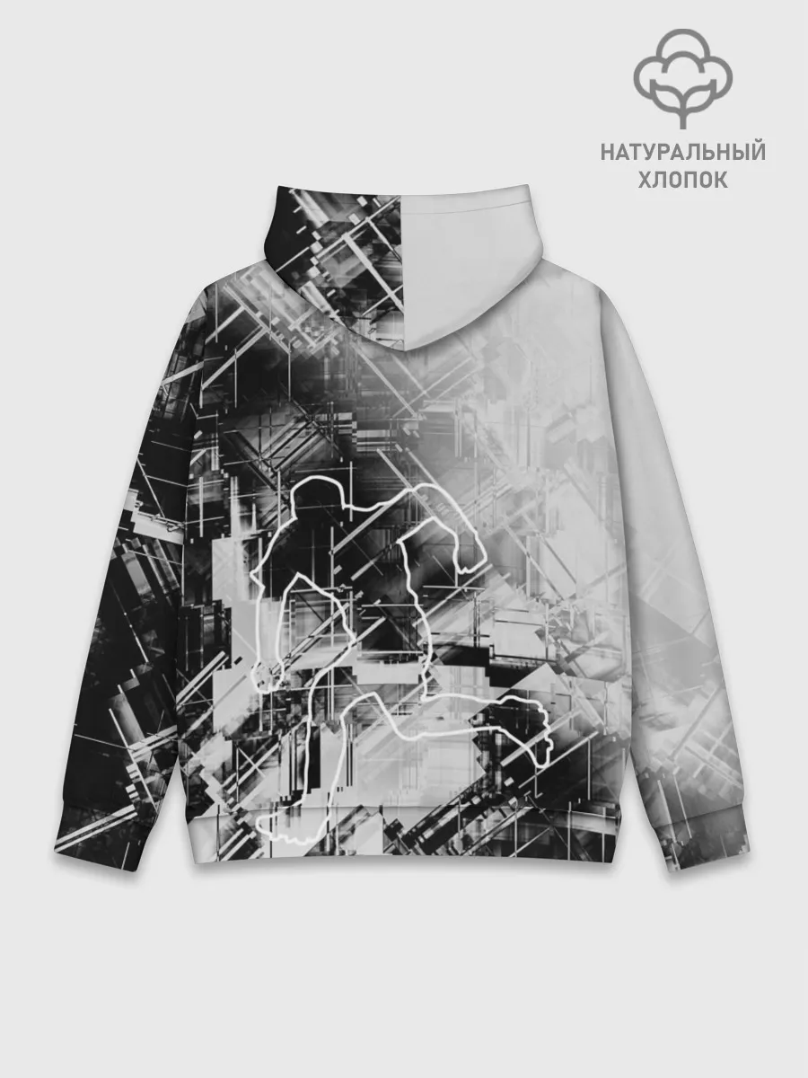 Худи мужской база хлопок / Прыжок