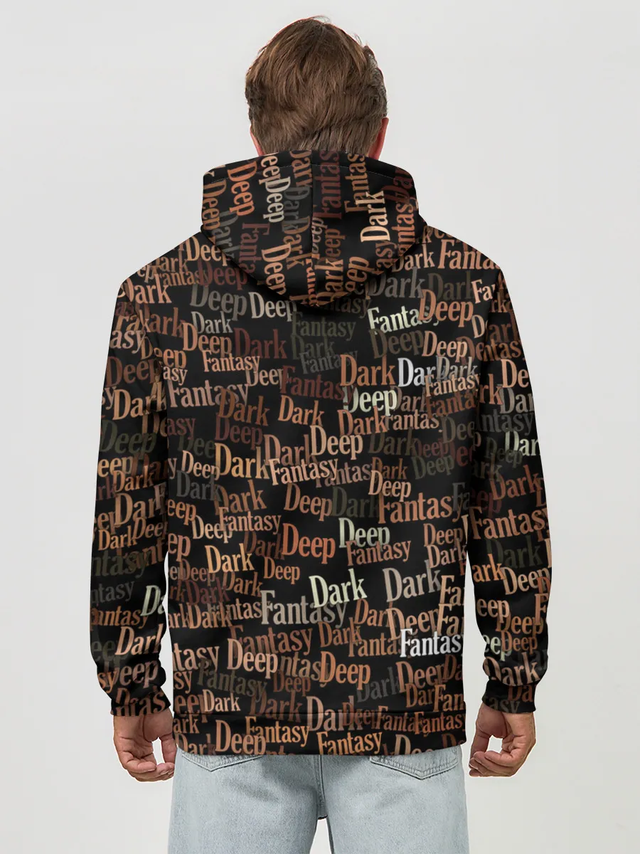 Худи мужской база хлопок / Deep Dark Fantasy