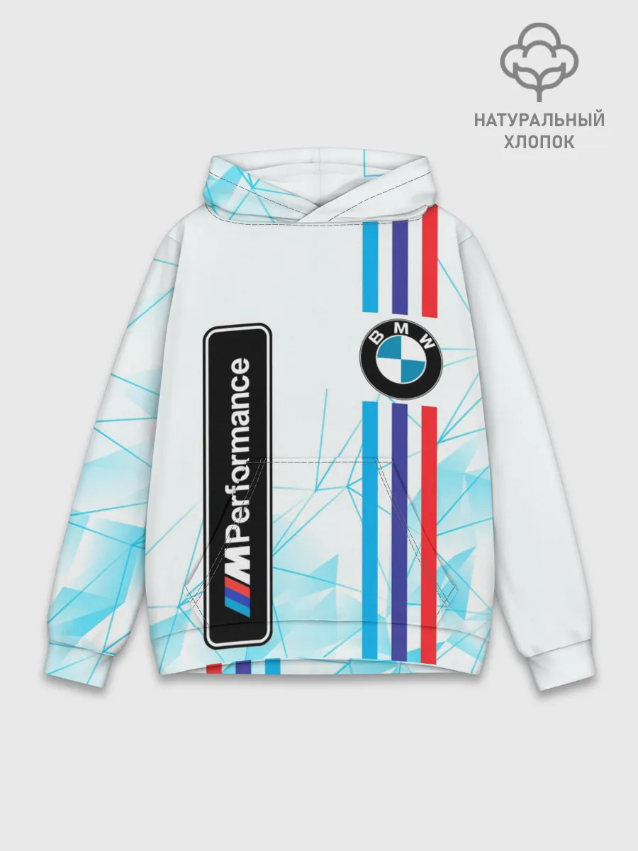 Худи мужской база хлопок / BMW / БМВ / M PERFORMANCE