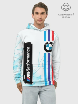 Худи мужской база хлопок / BMW / БМВ / M PERFORMANCE