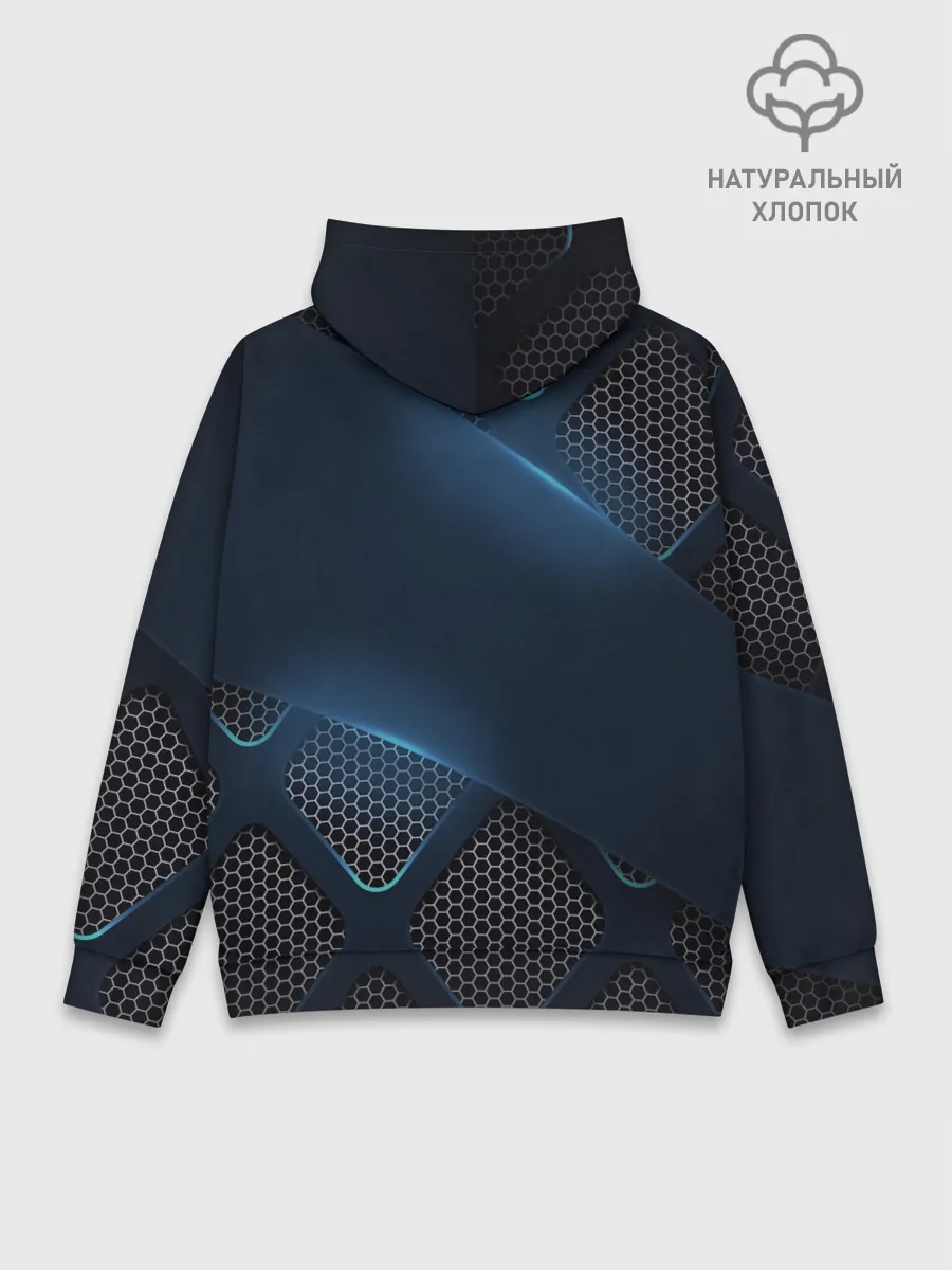 Худи мужской база хлопок / MERCEDES BENZ | 3D Geometry 3Д