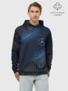 Худи мужской база хлопок / MERCEDES BENZ | 3D Geometry 3Д