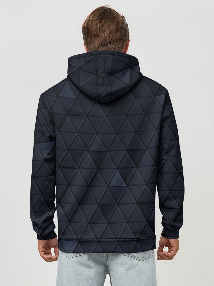 Худи мужской база хлопок / MERCEDES BENZ | 3D Geometry 3Д