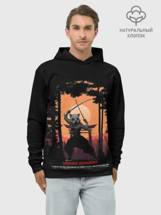 Худи мужской база хлопок / Иноске Хашибира Kimetsu no Yaiba