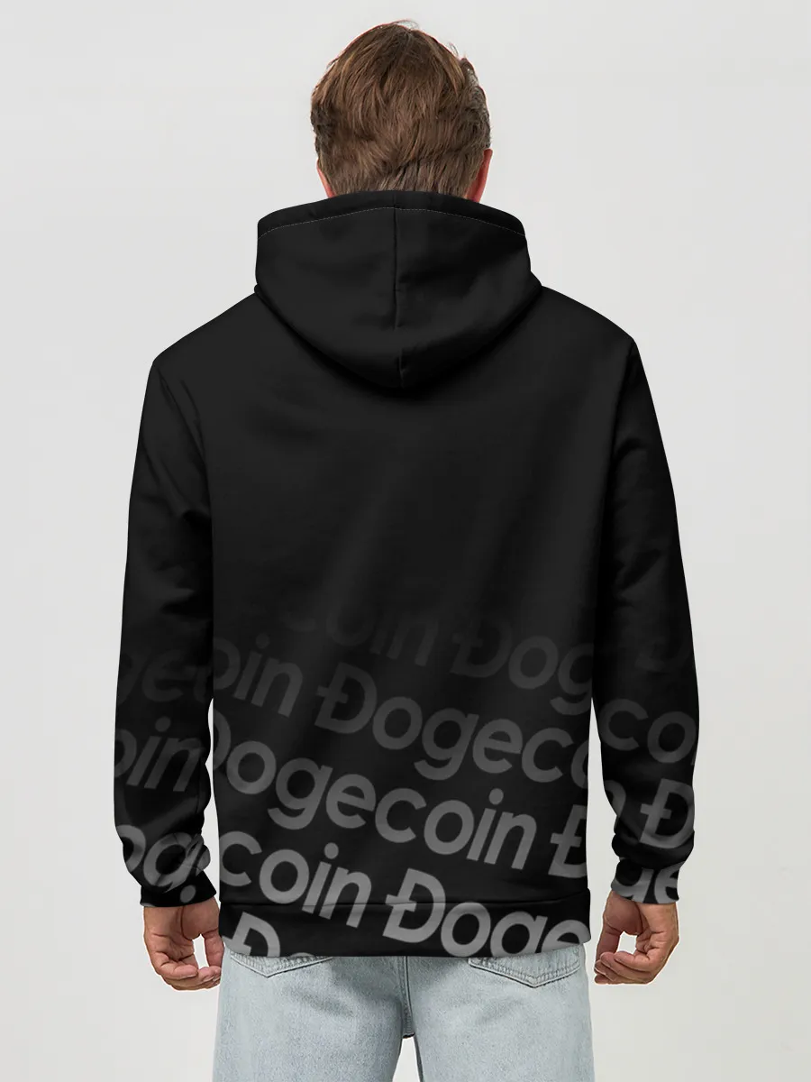 Худи мужской база хлопок / DOGECOIN / DOGE / ДОГИКОИН